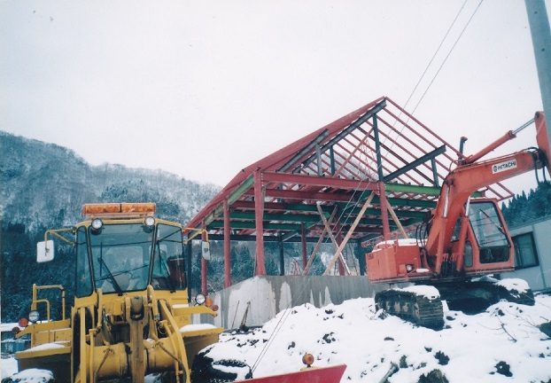 長野県　細野工務店　躯体骨組.